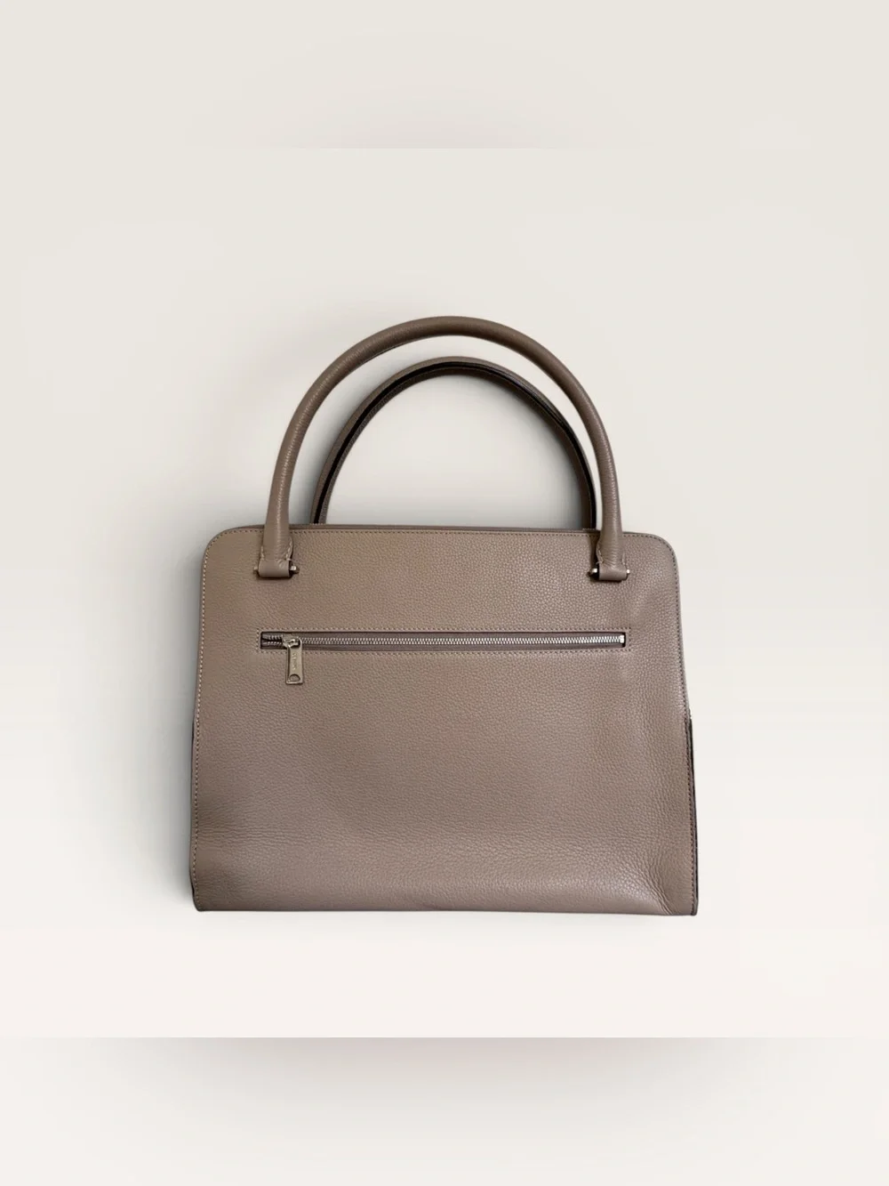 Celine Edge Medium Tote Taupe Grained Leather Phoebe Philo